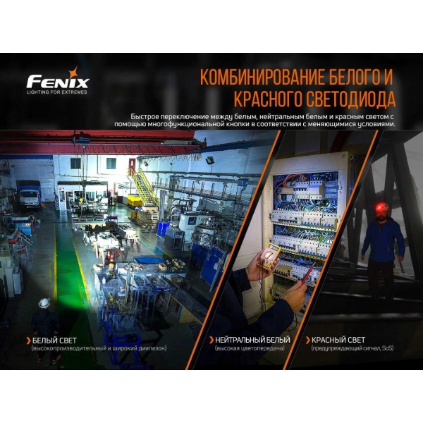 Фото - Фонарь налобный Fenix HM70R